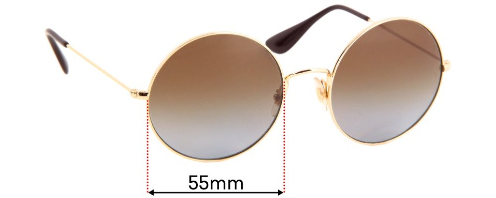 Ray Ban RB3592 55mm Replacement Lenses